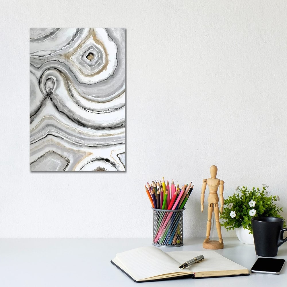 iCanvas "Shades Of Gray I" by Liz Jardine Canvas Print