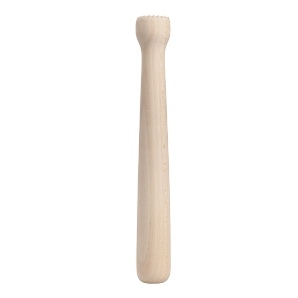 HIC 8.75" Beechwood Wooden Drink Muddler - Masher Crusher Mint Julep Cocktail Tool - Brown. Opens flyout.
