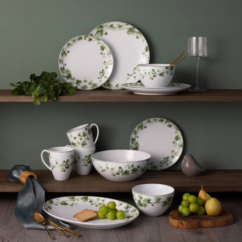 Ivy Whisper Set of 4 Dinner Plates, 10.5"