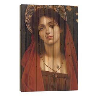 Madonna Painting II Print On Wood by Mike Kiev - Multi-Color - Bed Bath &amp; Beyond - 37969936