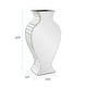 preview thumbnail 9 of 7, Allan Andrews Tall Silver Rounded Mirrored Glass Vase