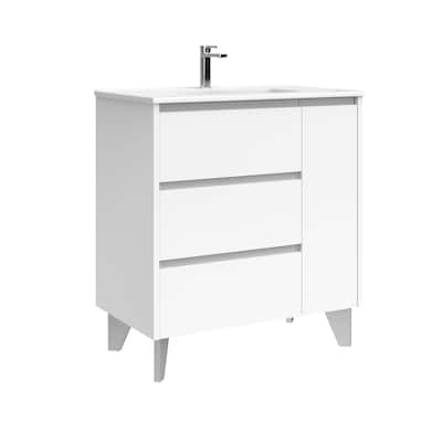 WS Bath Collections Lila C80 Lila 32" Free Standing Single Basin
