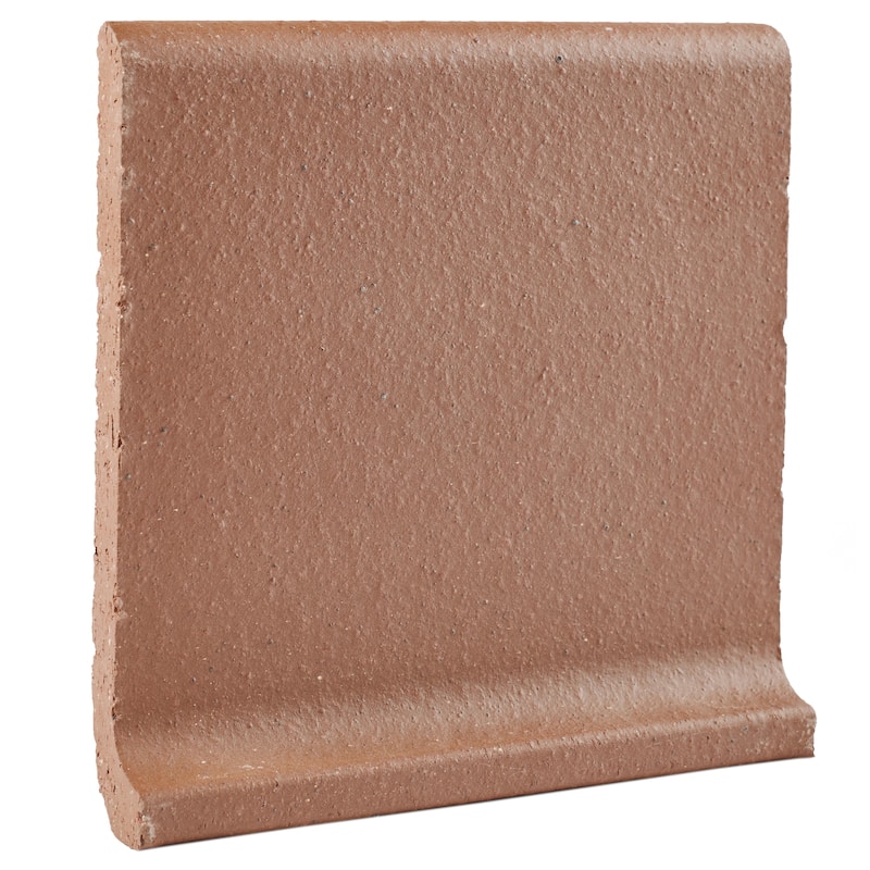 Merola Tile Lincoln Quarry Cove Base Mayflower Red 6" x 6" Ceramic Floor and Wall Trim