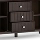 preview thumbnail 8 of 16, WYNDENHALL Freemont SOLID WOOD 54 inch Wide Transitional Sideboard Buffet - 17" D x 54" W x 30" H