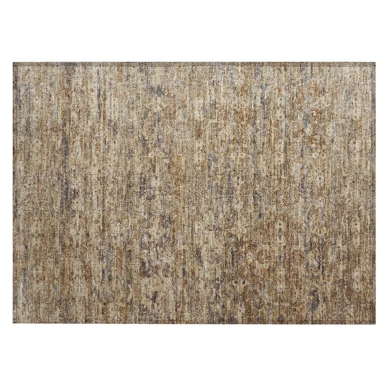 Machine Washable Indoor/ Outdoor Traditional Harmony Chantille Rug