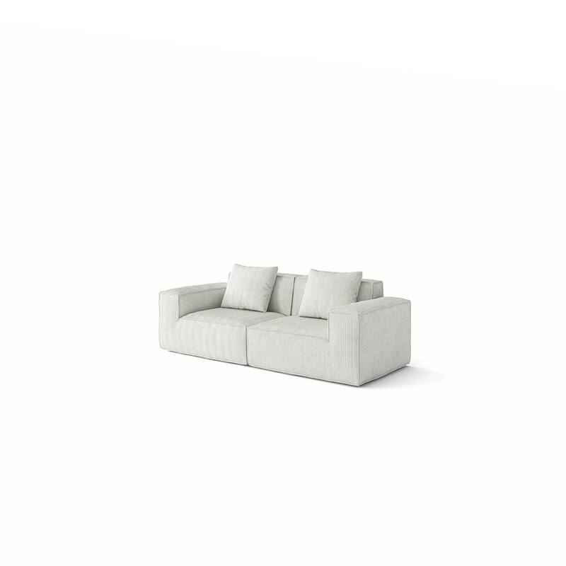 Chenille Convertible Sectional Sofa
