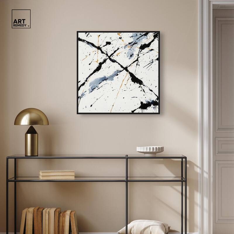 Splintered Impact II Canvas by Art Remedy