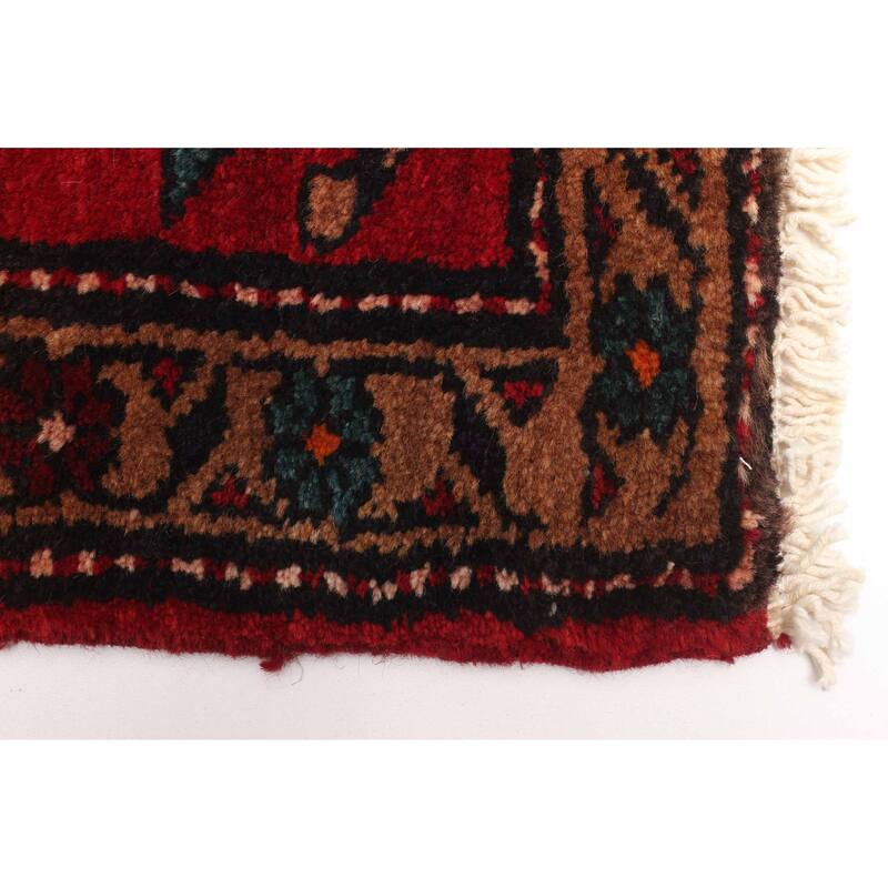 ECARPETGALLERY Hand-knotted Konya Anatolian Red Wool Rug - 4'2 x 6'9