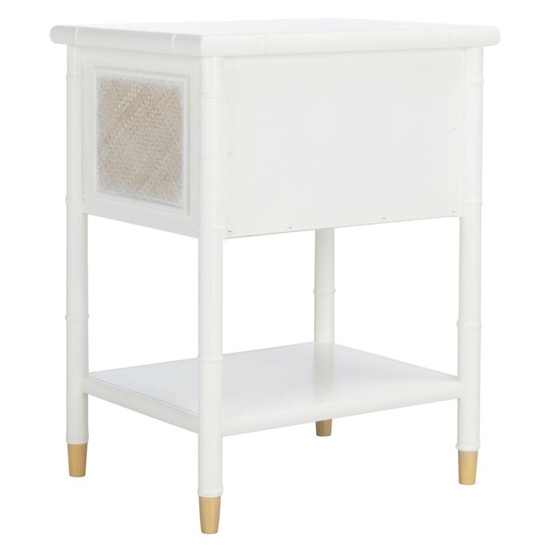 SAFAVIEH Ahab 2-Drawer 1-Shelf Accent Table. - 21" W x 18" D x 27" H