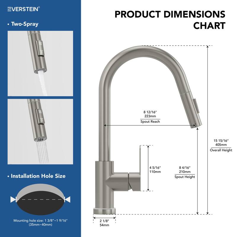 Kitchen Faucets with Pull Down Sprayer LED Single Handle High Arc Pull Out Kitchen Faucet Kitchen Sink Faucet