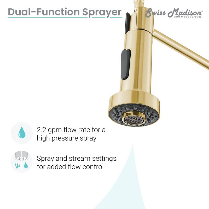 Nouvet Single Handle, Pull-Down Kitchen Faucet
