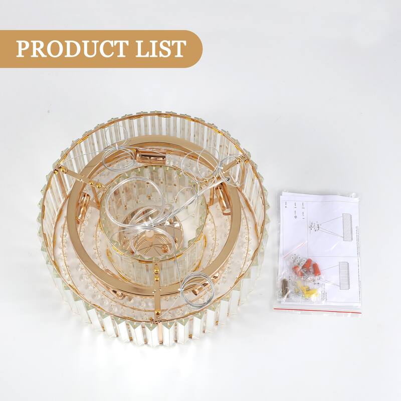 5-Light Modern Pendant Design Crystal Hanging Linear Chandelier Lighting for Dining Room Kitchen Island