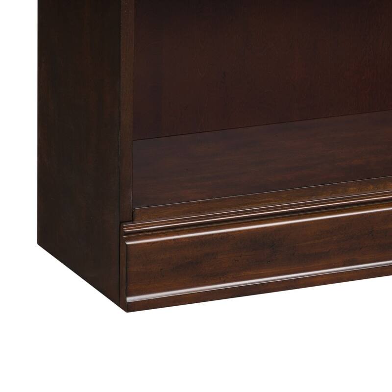 Brayton Manor Cognac Jr Executive 72 Inch Bookcase