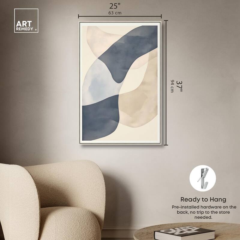 Ovals Canvas by Art Remedy