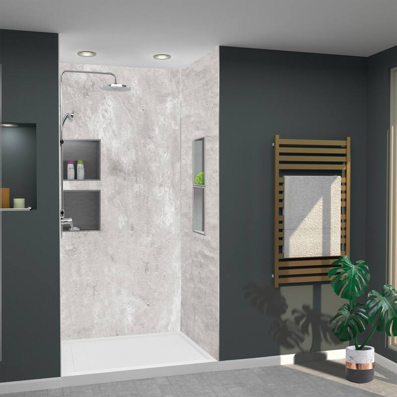 Transolid TWK483696-T Titan 96" High x 48" Wide x 36" Deep Textured - Caesar Grey