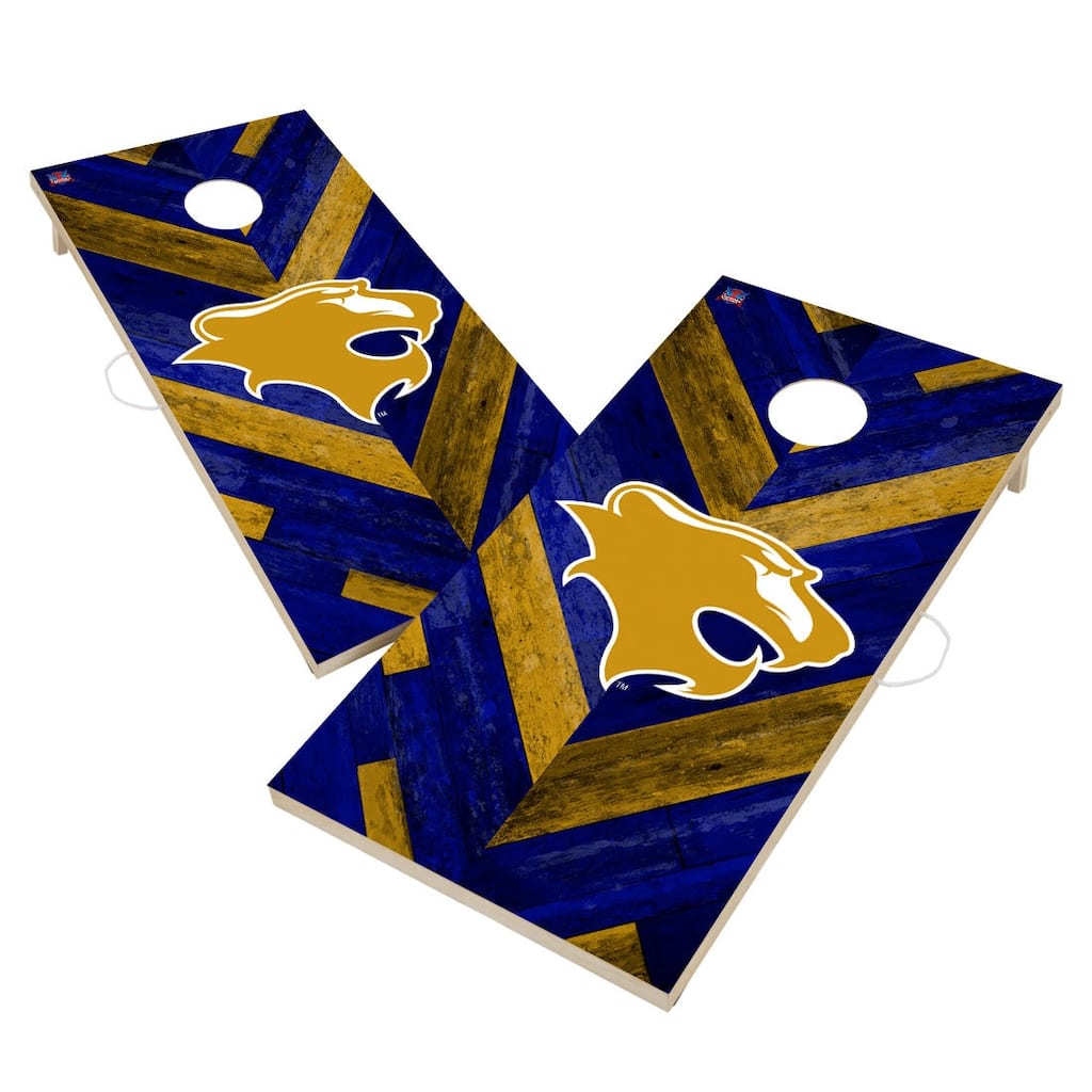 Georgian Court Lions Cornhole Board Set