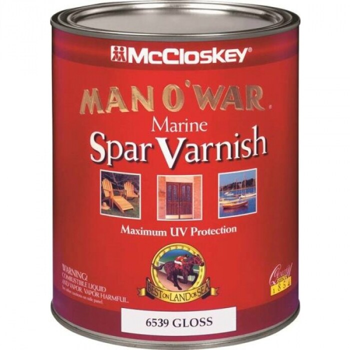 Shop Mccloskey 6539 Man O War Marine Spar Varnish Gloss 1 Quart Overstock 25405177