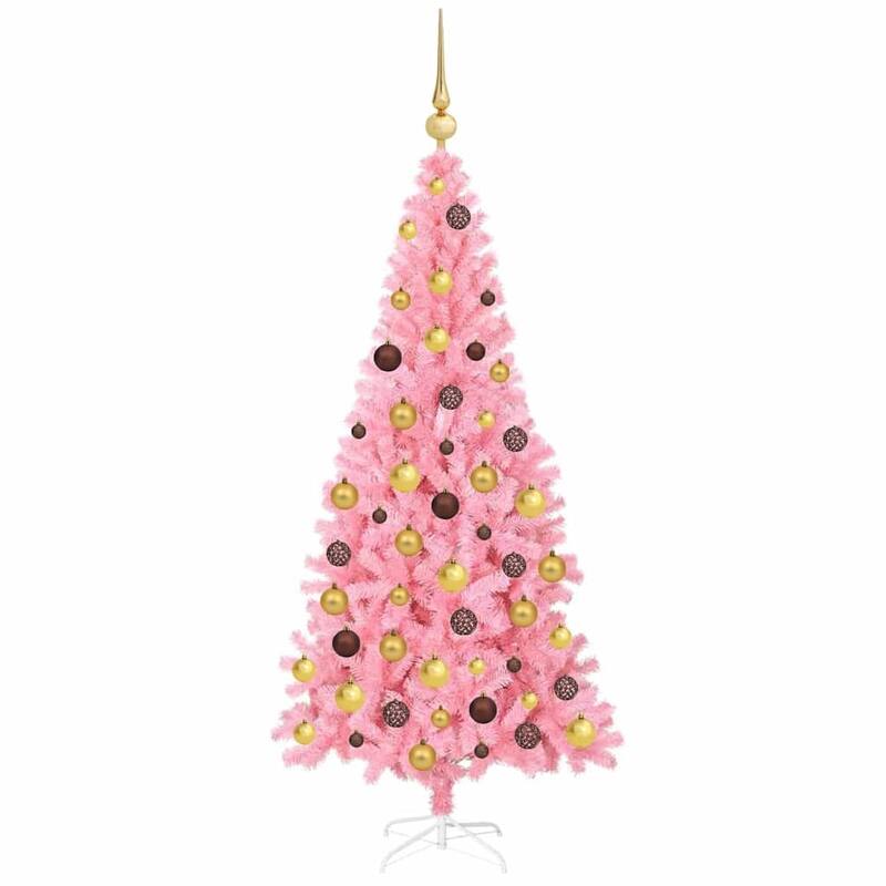 vidaXL Christmas Tree Green 6 x 4 ft Plastic and metal - 70.9 x 45.3 inch