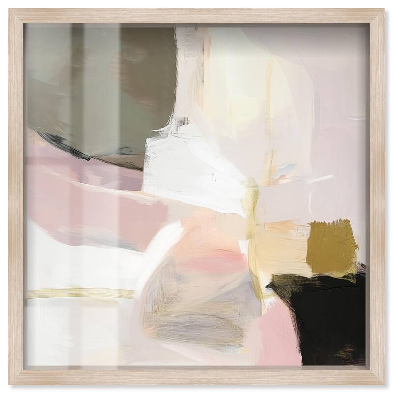Dynamic Color II Shadowbox by Art Remedy - Natural - 30" x 30"