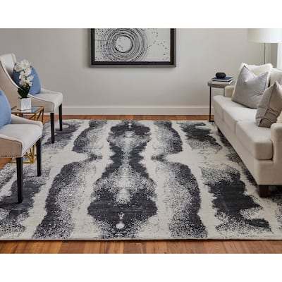 Grand Bazaar Eshwar Hand Woven Abstract Modern Area Rug