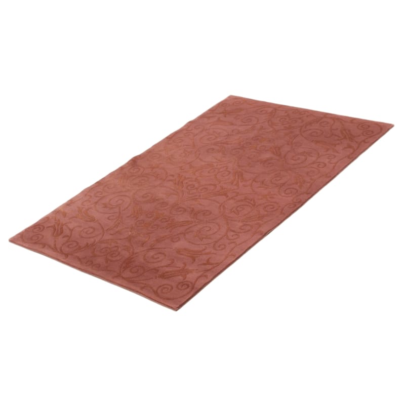 ECARPETGALLERY Hand-knotted Opulence Blush Silk, Wool Rug - 4'0 x 6'1