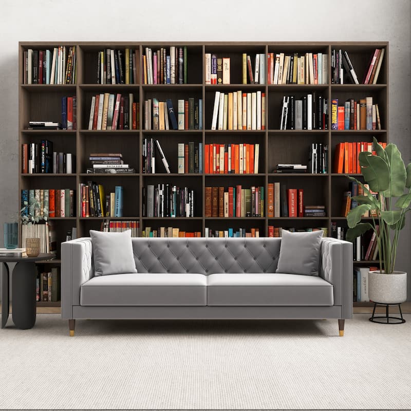 Lamont Luxury Modern Tufted Velvet Living Room Couch