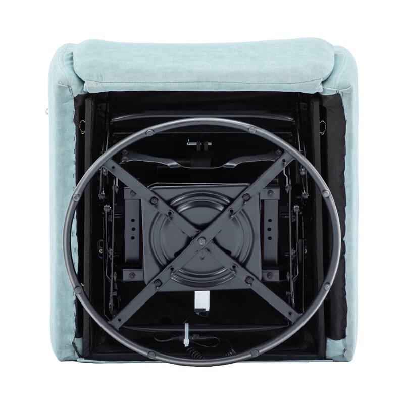 270 Degree Swivel Electric Recliner with a Phone Holder