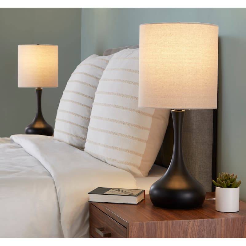 Porch & Den Gavin 24" Metal Table Lamp (Set of 2)