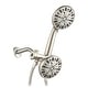 preview thumbnail 6 of 17, YASINU 7 Function Dual 2 in 1 Shower Handheld Showerhead & Rain Shower Combo Brushed Nickel