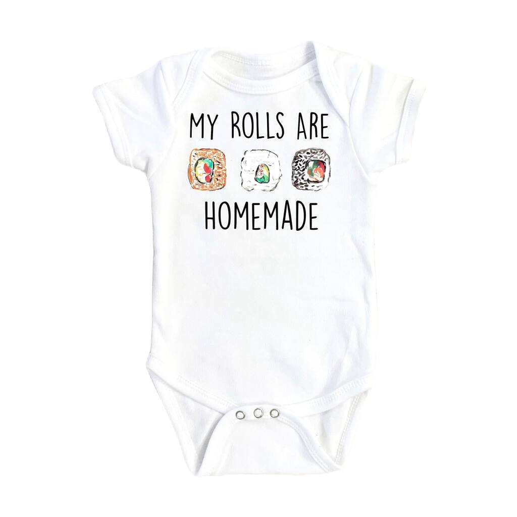 Sushi Roll - Baby Boy Girl Clothes Infant Bodysuit Funny Cute Newborn 1D
