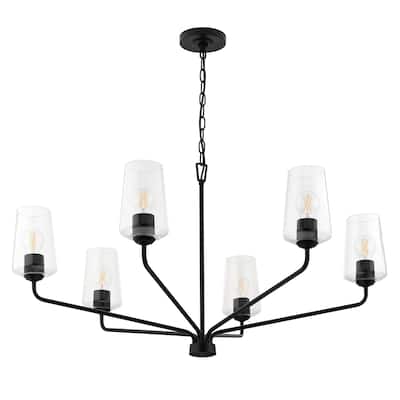 Progress Lighting P400444 Celino 6 Light 40" Wide Chandelier