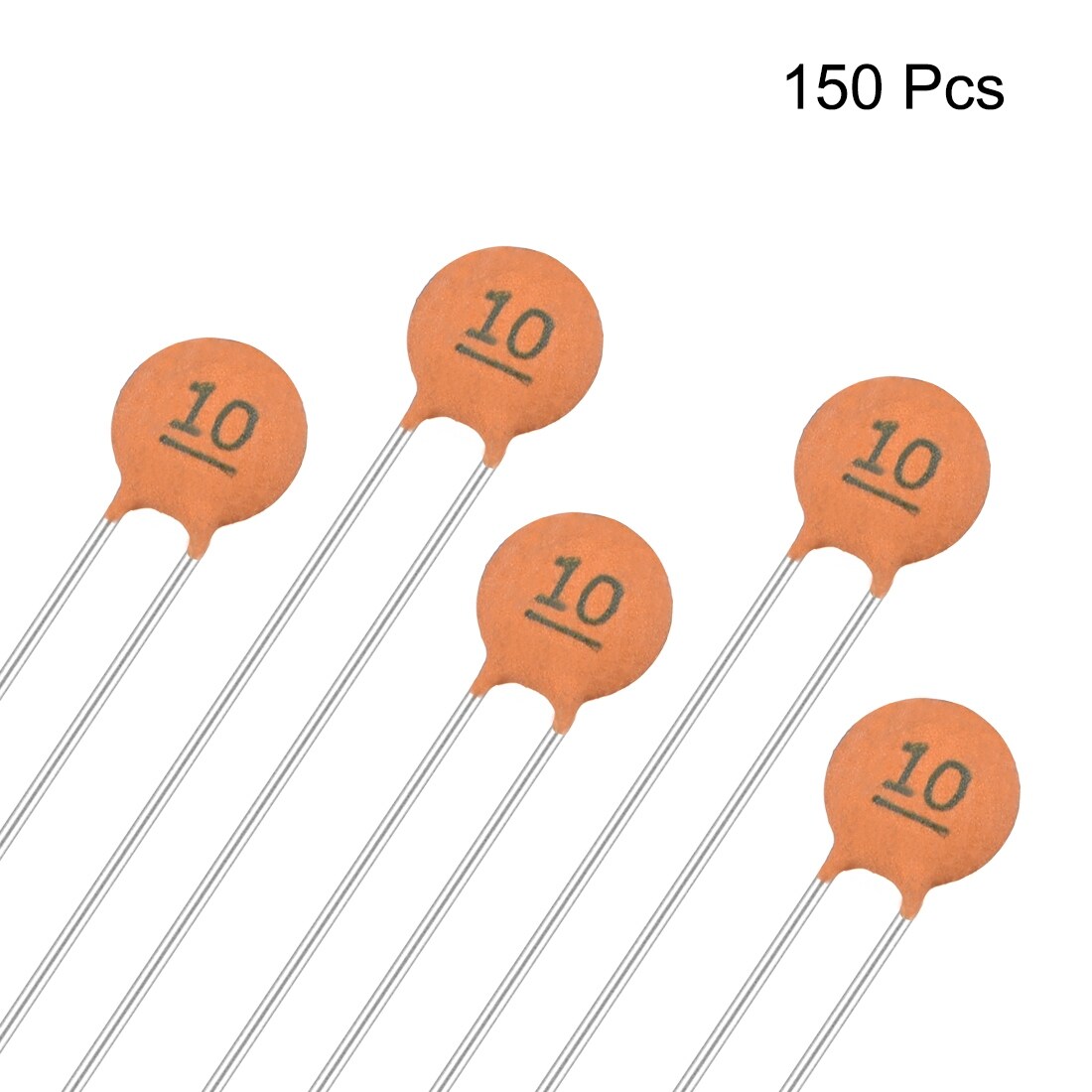 10 Piece Ceramic Capacitor Disc 1pf 1 PF 50v 2,54mm step