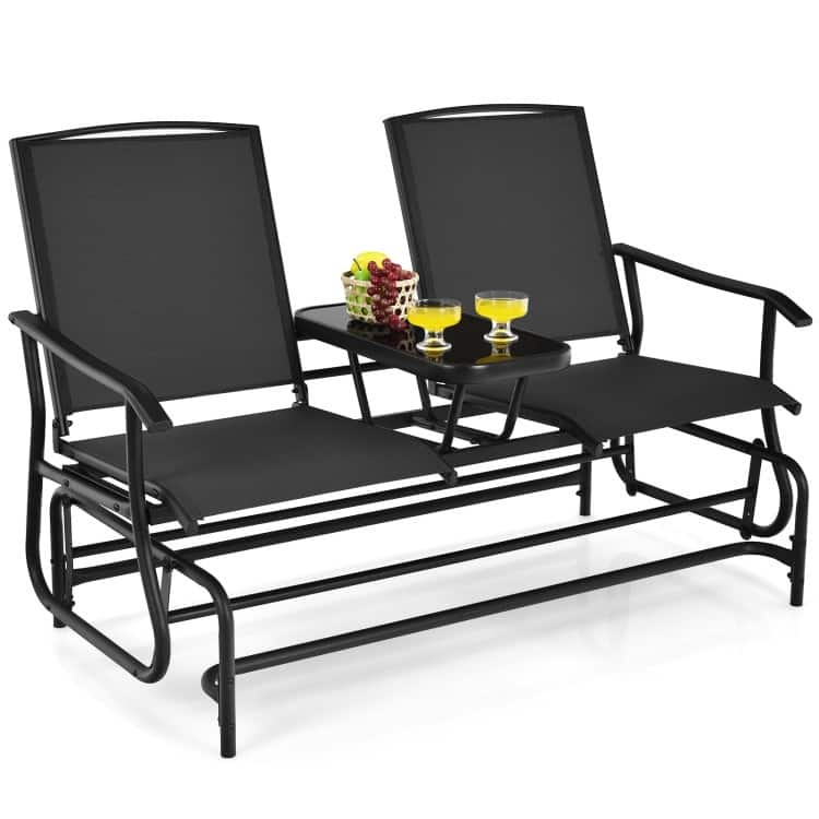 Comfortable 2-Person Loveseat for Patio and Garden - 57" x 28" x 38" (L x W x H)