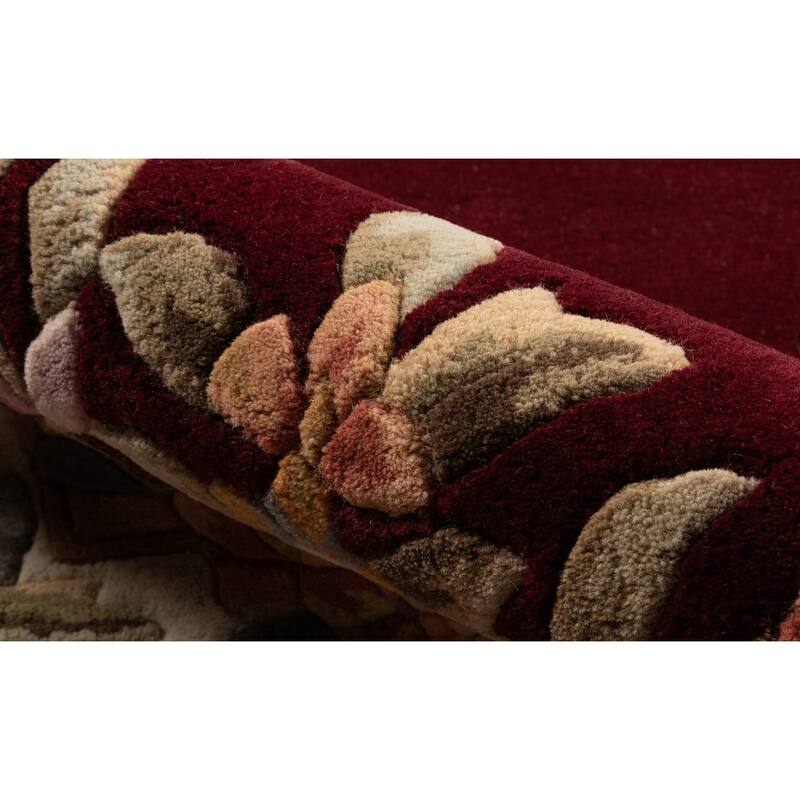 Momeni Harmony Hand Tufted Wool Traditional Floral Area Rug