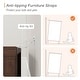 preview thumbnail 59 of 71, WAMPAT Mid Century Modern Dresser, 31.9" Tall Storage Cabinet with Drawers