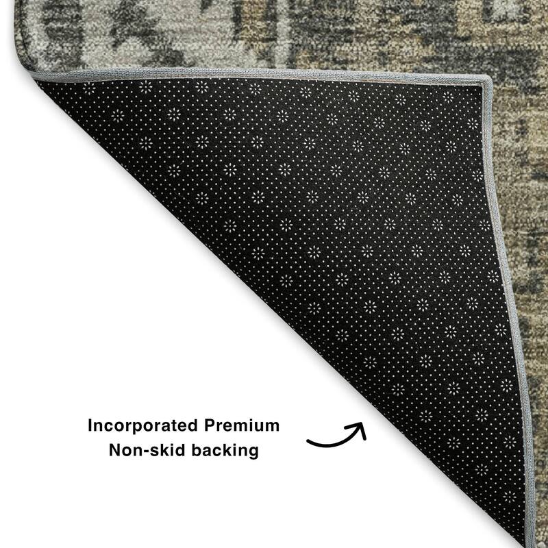 Premium Washable Super Soft Vintage Patchwork Mayfield Rug