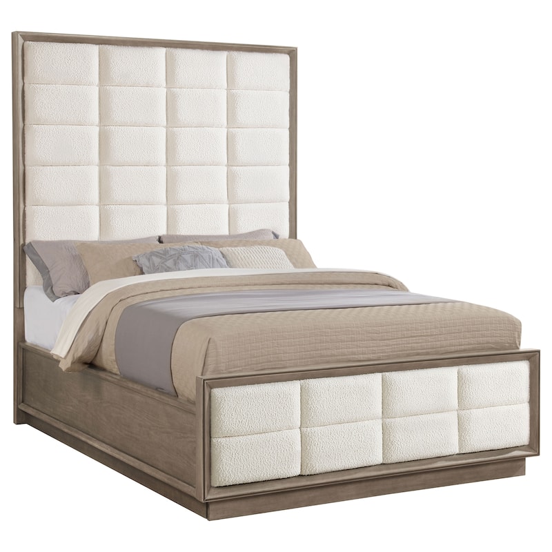 Durango Panel Bed Taupe Oak