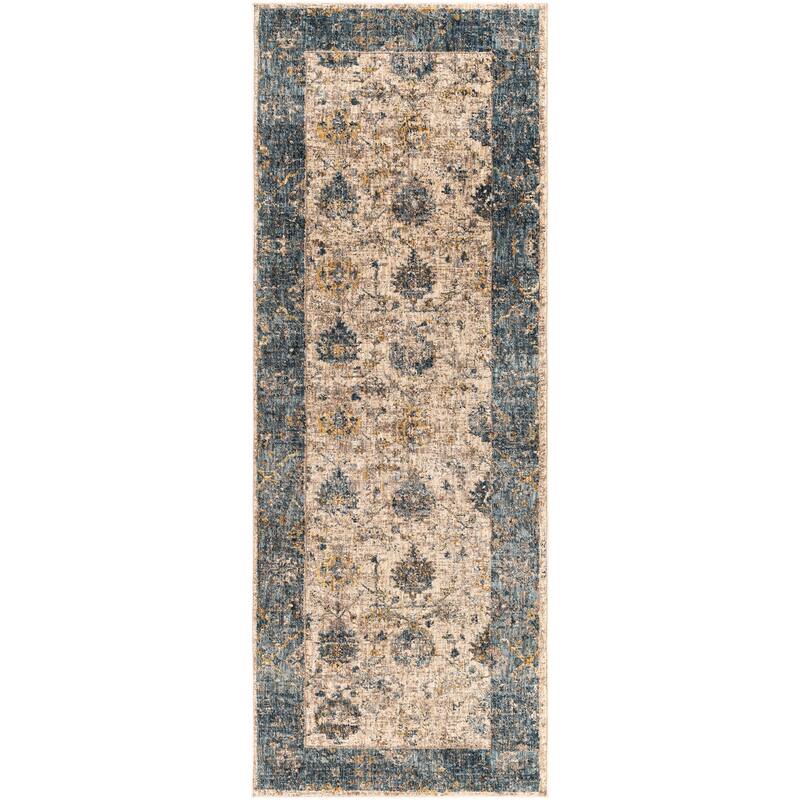 Livabliss Trelline Traditional Area Rug - Cream - 2' 7" x 7' 3"