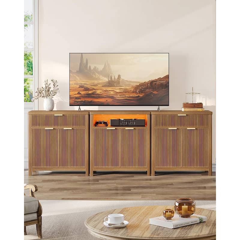 Sideboard Buffet Storage Cabinet,Buffet Table Storage Doors and Drawer