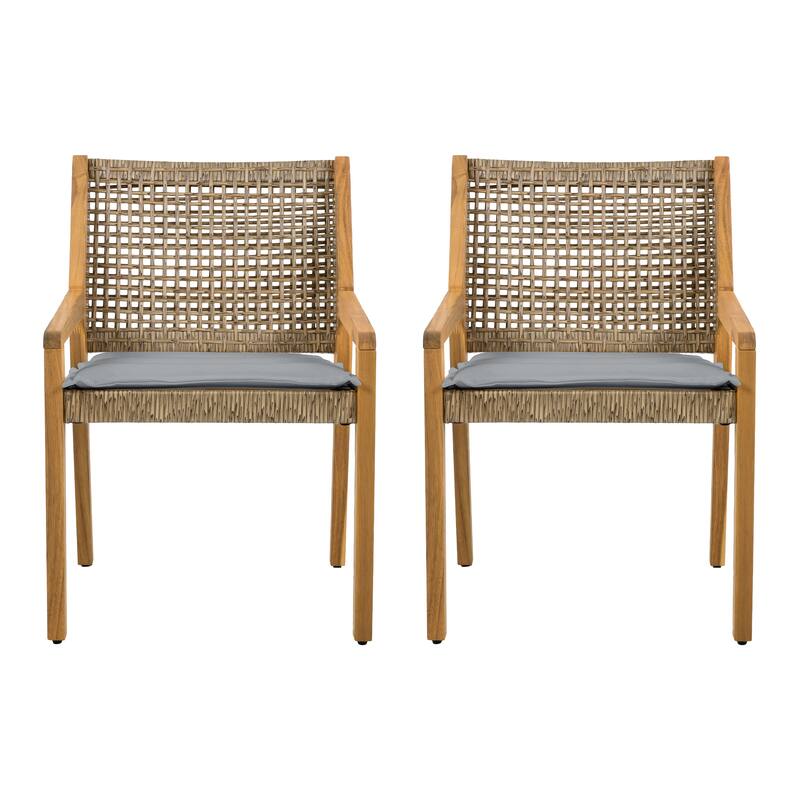 Christopher Knight Home - Zeka Acacia Wood Outdoor 5 Piece Dining Set