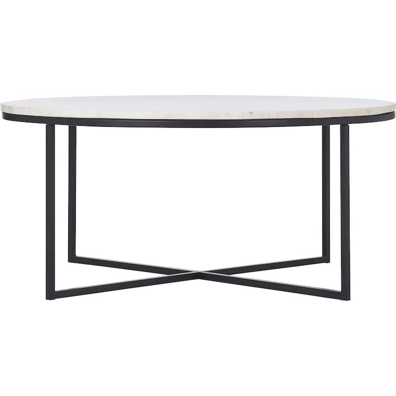 Renwil Livia Indoor Iron Table, Matte Black
