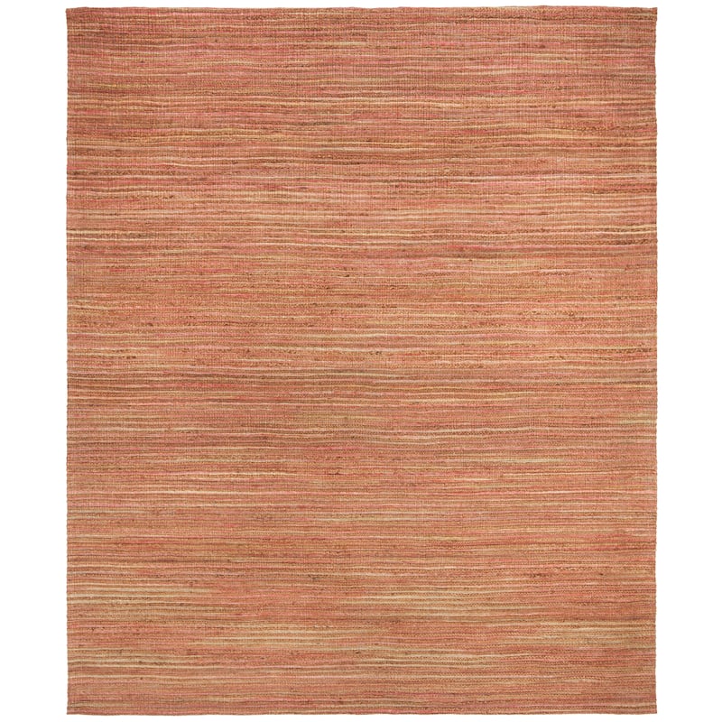 SAFAVIEH Handmade Cape Cod Snezanka Coastal Jute Rug - 10' x 14' - Rust