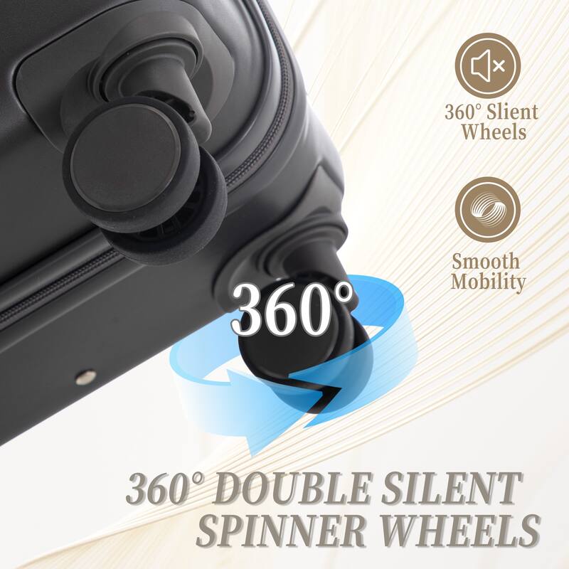 Fashion Luggage Lightweight Luggage, 3-Piece Set with Universal Wheels and Telescopic Handle, for Boarding and Travel