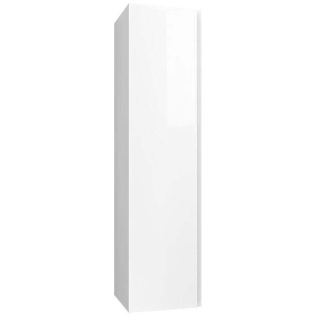 WS Bath Collections Perla COL01 Perla 55-1/8" Engineered Wood Wall - Glossy White
