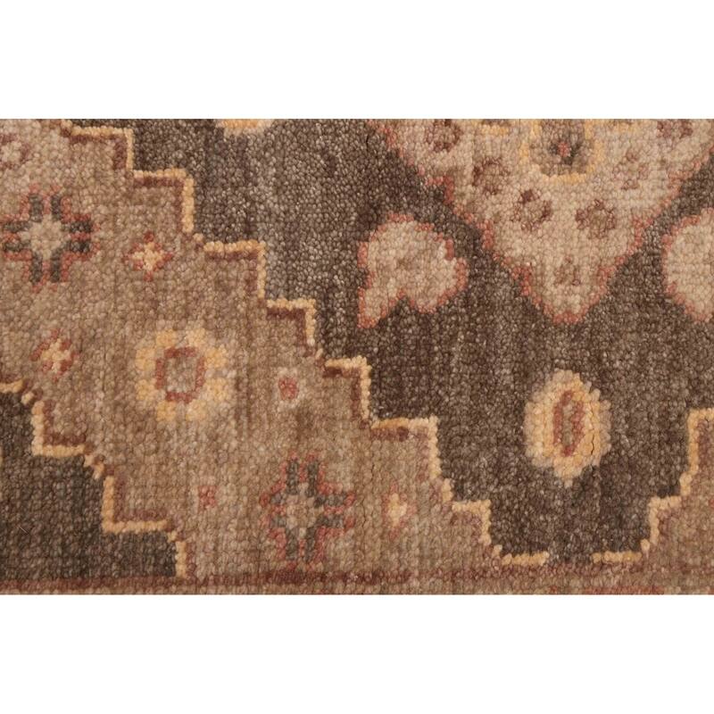 ECARPETGALLERY Hand-knotted Jules Serapi Brown, Taupe Wool Rug - 8'2 x 10'2