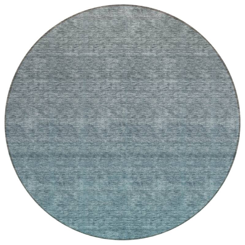 HomeRoots Ombre Transitional Rectangle Outdoor Rug