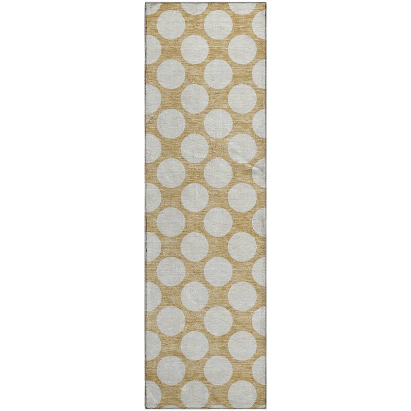 Premium Washable Super Soft Modern Polka Dots Mayfield Rug