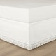 preview thumbnail 4 of 10, Lush Decor Boho Fringe 15-Inch Tailored Drop Easy Fit Bedskirt