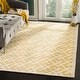 preview thumbnail 145 of 173, SAFAVIEH Handmade Chatham Signe Moroccan Modern Wool Rug 3' x 5' - Light Gold/Ivory