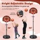 preview thumbnail 5 of 6, 2-in-1 Height Adjustable Kids Basketball Hoop with Dart Board